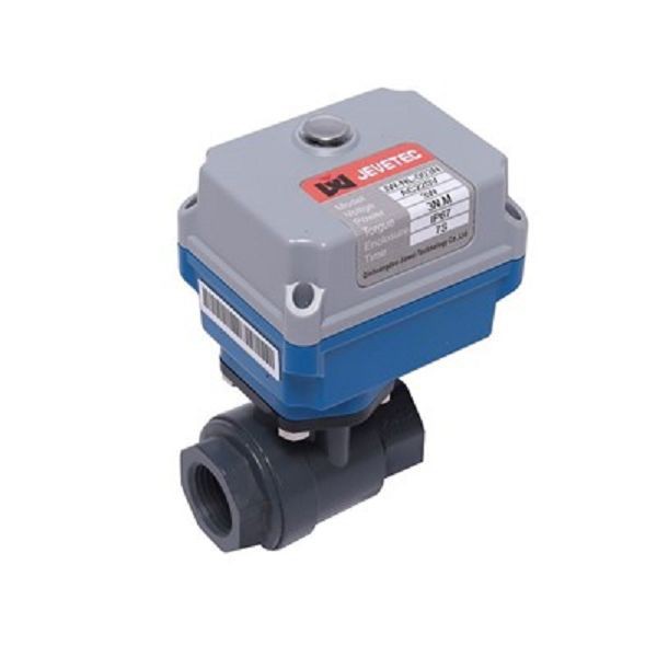 Motorized AC220V PVC 2pcs Ball Valve